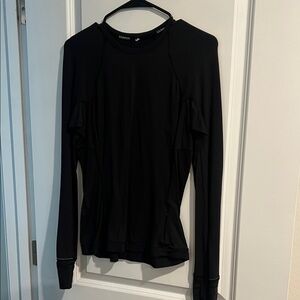 lululemon athletica Classic Black Long Sleeve Top